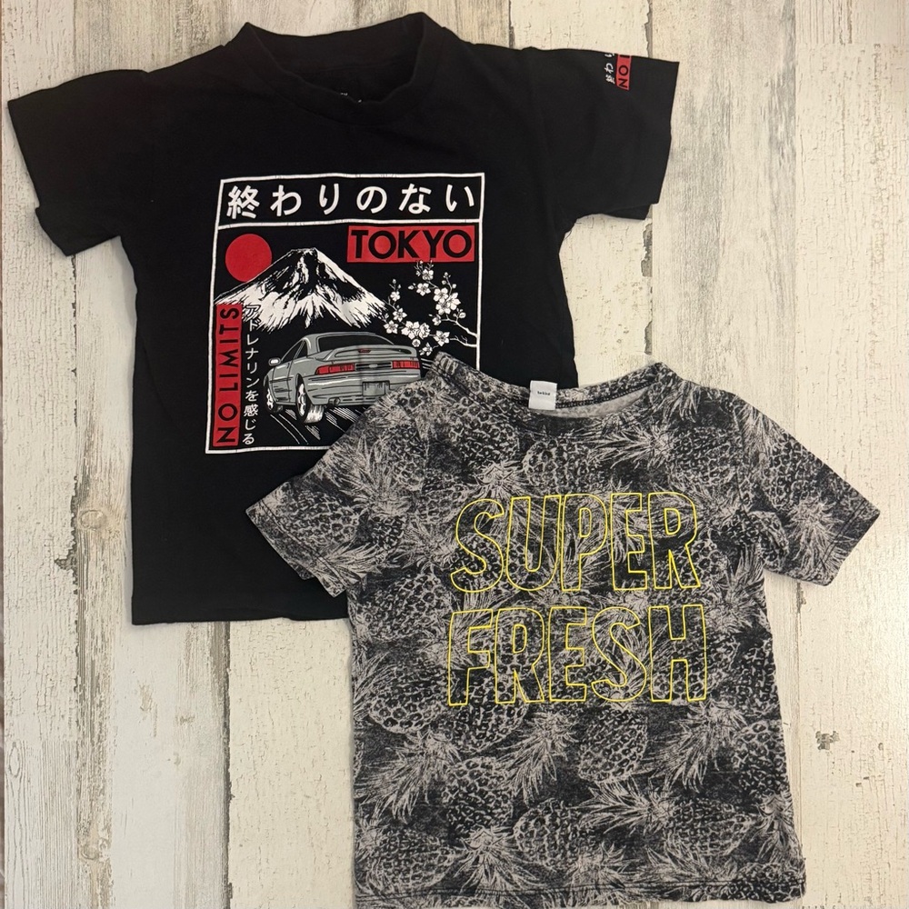 Bundle of Two Boys 4T Graphic Teesv